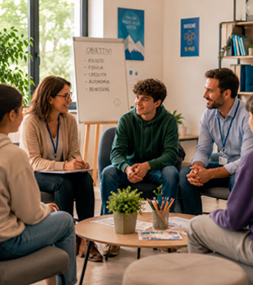 Attività terapeutiche ed equipe LifeCommunity Matese