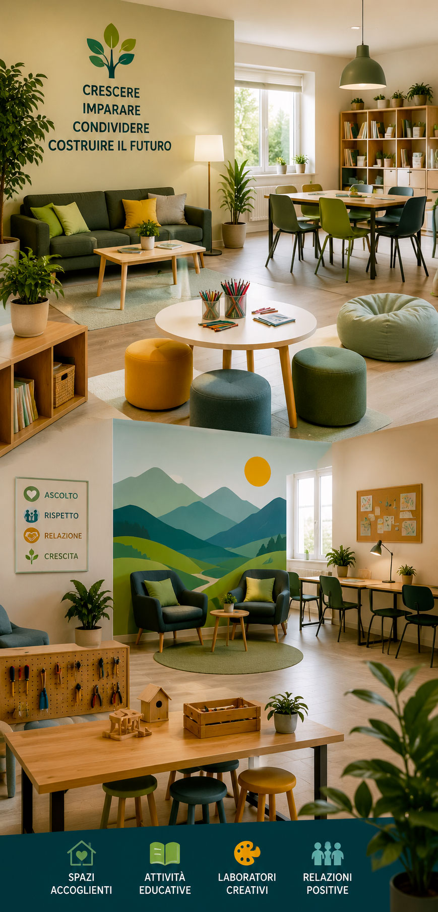 Struttura e spazi educativi LifeCommunity Matese